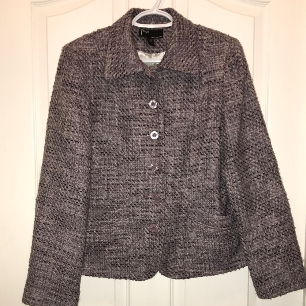 🧵 Purple Long Sleeve Blazer